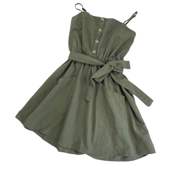 Purple Snow Dresses & Skirts - Olive Green Dress